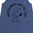 thumbnail image 3 of Peanuts - Homework Got Me Like - Toddler and Youth Girls A-line Dress, 3 of 6