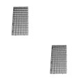 thumbnail image 2 of Billuyoard Tableros de aislamiento de rejilla de grava para restaurante, Hotel, agua dulce, agua salada, separador de acuario, separador de red de huevos, Negro Tablero de 30x15cm 2piezas Billuyoard CBP015314, 2 of 5