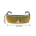 thumbnail image 4 of ROZYARD Cool Rivet Studded Sunglasses Punk Styles Sun Glasses Eyewears for Hiphop Parties, 4 of 13