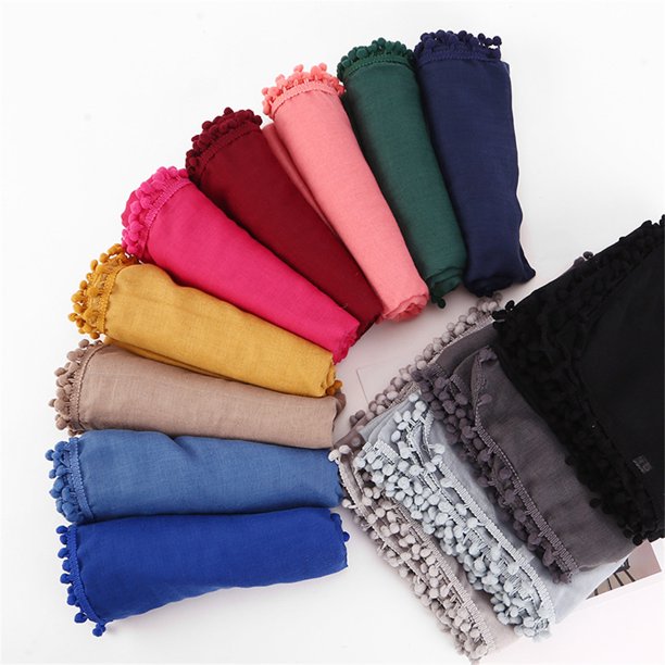 Sonducket Bufanda de empalme de bolas de lana, pañuelo para el cuello, no se ensucia fácilmente, diseño aerodinámico, no daña la piel, silenciador Accesorios de disfraces 8rosa roja Sonducket AP009495-08