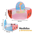thumbnail image 2 of Alberca De Pelotas Piscina Corral Bebes Rosa Malubero Malu1399, 2 of 4