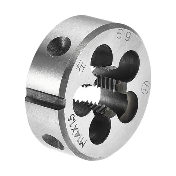 Uxcell M14 x 1.5 Metric Left Hand Alloy Tool Steel Machine Thread Round Threading Dies