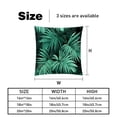 thumbnail image 5 of Tropical Jungle Palm Leaves Velvet Throw Pillow Covers Set of 2 with Unique Patterns for Bed and Sofa, Available in 16x16, 18x18, and 20x20 Inches for Various Occasions, 5 of 6