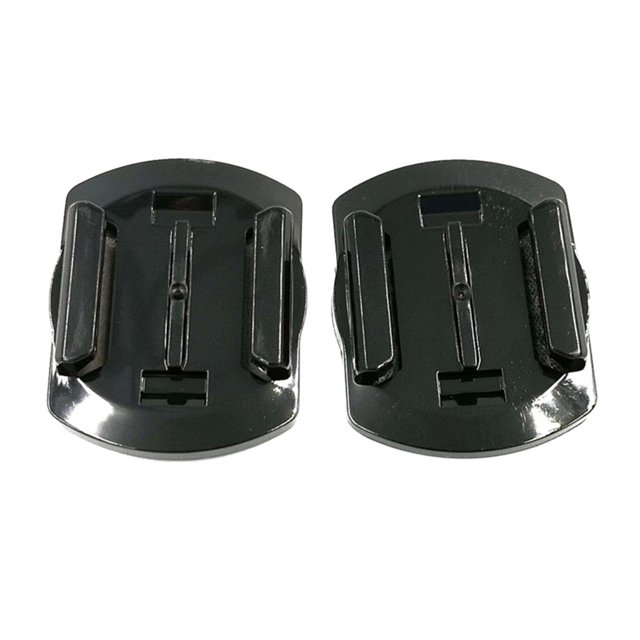 Kit de Montaje de Almohadilla de Superficie de Adaptador Curvado Plano de 2 Piezas para Cámara de Acción SJ9Max Soledad Soporte de base curvo plano para cámara