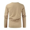 thumbnail image 5 of Men's Gothic Long Sleeve Shirt Retro Lace Up Casual Party Top with Chest Tie Detail for Spring Summer Fall, 5 of 5