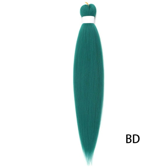 XmhyTop 3PCS 26 Inch Pre-Stretched Synthetic Braiding Hair, Knotless Twist Extensions with Vibrant Colored Options for Easy Styling, Green