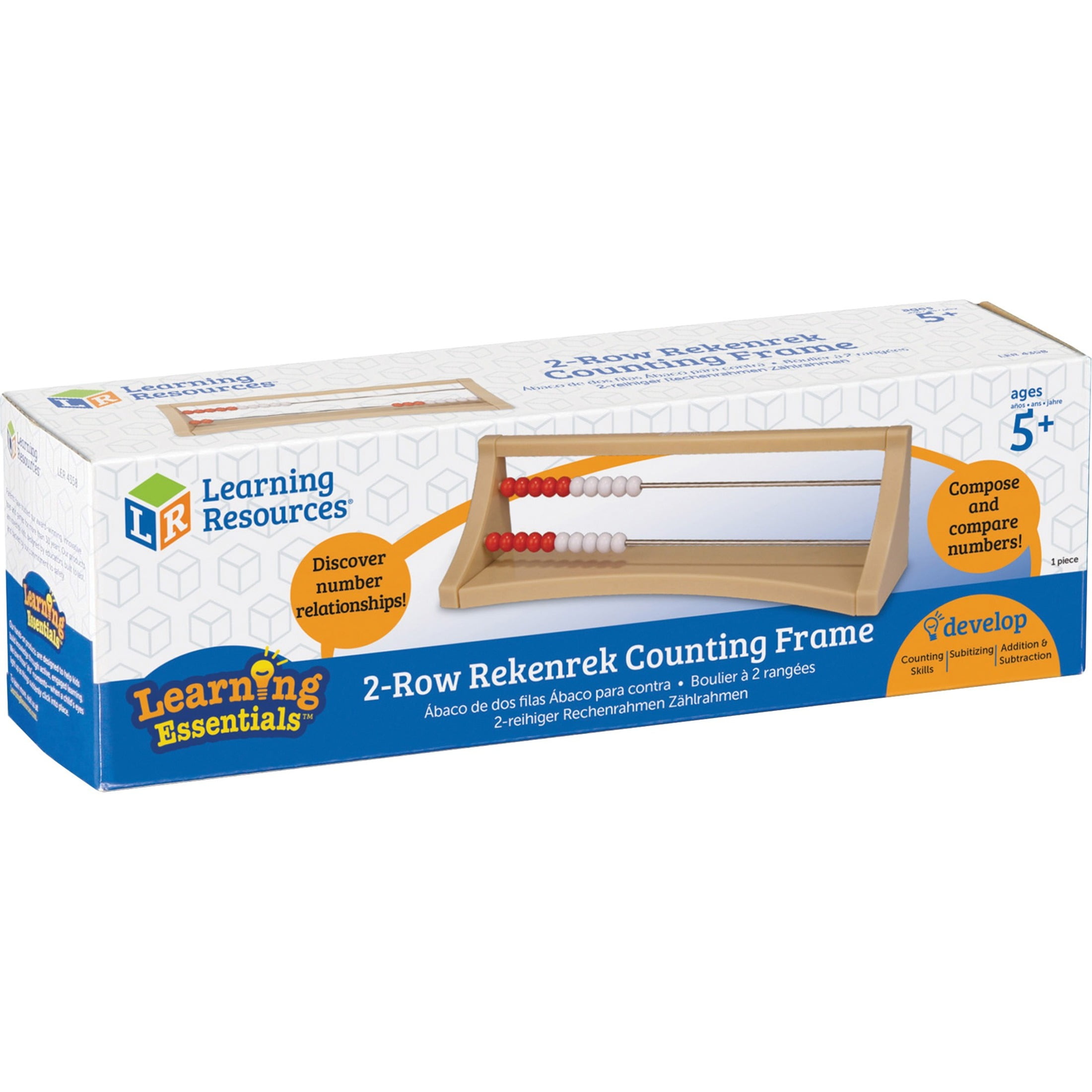 REKENREK COUNTING FRAMES X 2/ QUALITY WOODEN CONTRUCTION/ BRAND NEW 
