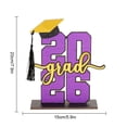 thumbnail image 3 of Birdeem Class of 2026 Wooden Table Decor, Handcrafted Graduation Keepsake Gift with Multi-Functional Display, 3 of 8