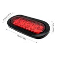 thumbnail image 5 of 2 - Pack 12V 10 - LED Oval Red Stop/Turn/Tail Lights for Universal 12V Vehicles, 5 of 10