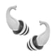thumbnail image 4 of Tapones de silicona aislantes para los oídos, tapones impermeables para los oídos para natación, protección auditiva flexible Blanco, 4 of 9