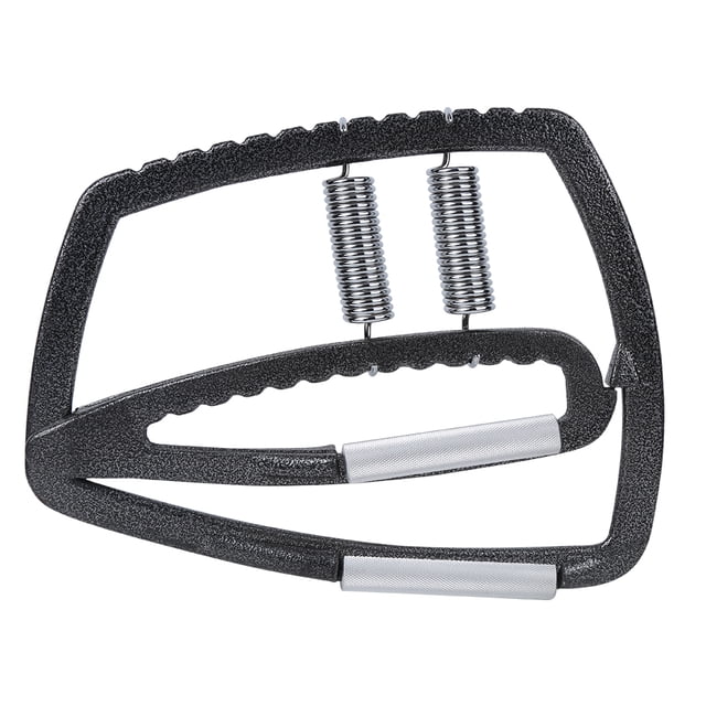 Ejercitador de agarre manual ajustable para el hogar, desarrollador de muñeca con resorte, mango de aluminio duradero, 50-350LB