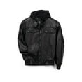 thumbnail image 3 of X RAY JEANS  Boy's Lined PU Jacket With Knit Hood, Black, M, 3 of 11