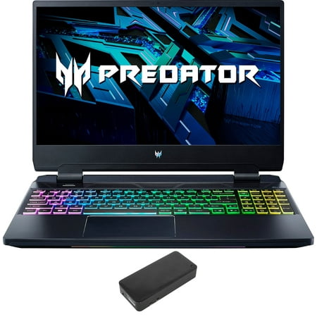 Acer Predator Helios 300 Gaming/Entertainment Laptop (Intel i7-12700H 14-Core, 15.6in 165 Hz Full HD (1920x1080), NVIDIA GeForce RTX 3060, 32GB DDR5 4800MHz RAM, Win 11 Pro) with DV4K Dock