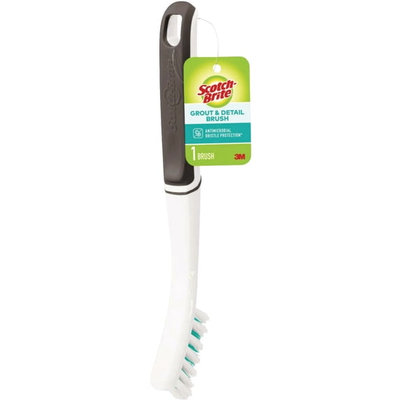 Scotch-Brite Tile & Grout Brush - Strong Bristles for Scrubbing - 6 Count — Home & Garage Storage, Stackable Design