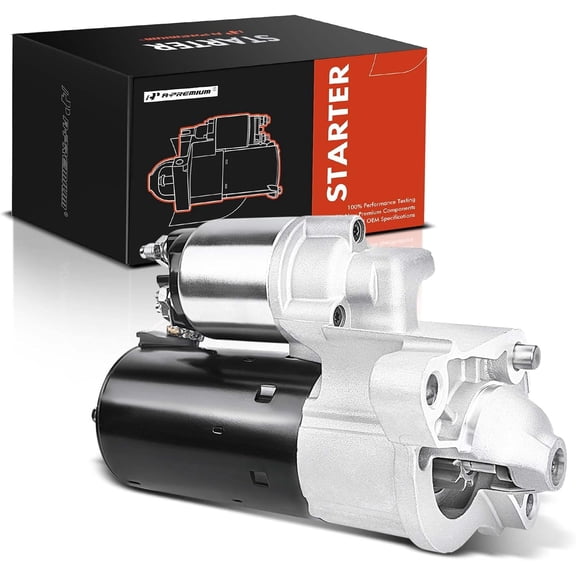 A-Premium Starter Motor Compatible with Volvo S60 2011-2016, S80 2007-2015, XC60 2010-2016, XC70 2008-2015, V70, XC90 2007-2014, 2.5L 3.0L 3.2L, 12V 1.4KW 10 Teeth CW, Replace# 0001108411, 0001108412