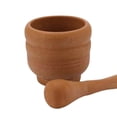 thumbnail image 3 of stanreset Ensemble de Résine et Mortier Rond Multifonctionnel pour Épices, Opération et Ensemble de Pilons de Sécurité Alimentaire, 3 of 9