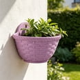 thumbnail image 6 of chaungfeng Decorative Hanging Plant Pot for Outdoor, Purple, 6 of 6
