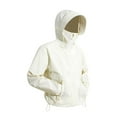 thumbnail image 3 of Summer Mens Sun Protection Jacket Hooded Long Sleeve Plus Size Sun Hoodies Lightweight Coats Summer Casual Outdoor Hiking Fishing Sun Protection Clothes with Pockets, 3 of 7