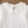 thumbnail image 3 of TheFound Casual Toddler Kids Baby Girls Long Sleeve T-Shirt Ruffle Blouse Tops Pullovers, 3 of 7