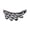 Silver, variant on Ywmsfl Side Bangs Clip Students Hair Decorations Sewing Patches Wing Badge Appliques for Enthusiasts and Fashion