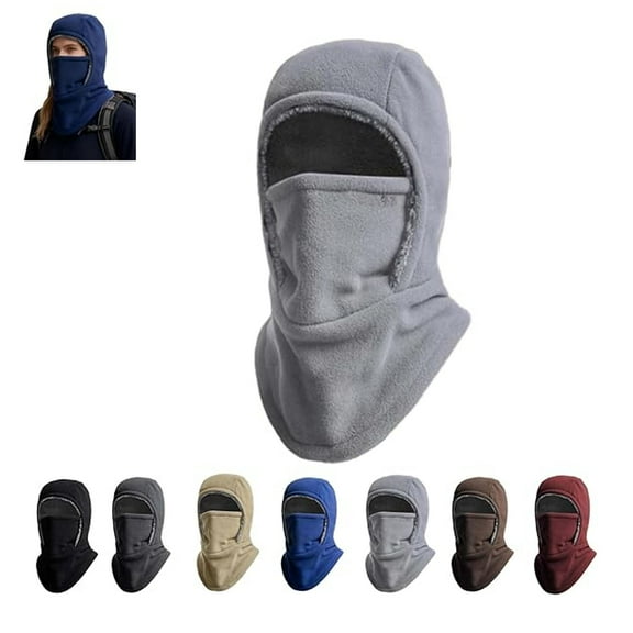 Unisex Windproof & Warm Balaclava for Outdoor Activities, Cold Weather Protection and Skiing,3 in 1 Multi-Functional Winter Hat, Outdoor Multifunctional Winter Face Mask