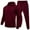 Wine, variant on JIKNTTR Men's 2 Piece Tracksuit Set Mens Autumn Winter Casual Loose Solid Color Hooded Sweater Top Holiday Beach Set Outfits