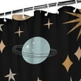 thumbnail image 4 of Gothic Shower Curtain Set - Dark Celestial Moon & Star Print, Mystical Cosmic Bath Decor, Waterproof Polyester 72"x84", Goth Aesthetic Gift, 4 of 5
