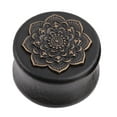 thumbnail image 1 of Trayknick 1Pc Vintage Lady Mandala Flower Double Flared Ear Expander Plug Piercing Jewelry, 1 of 8