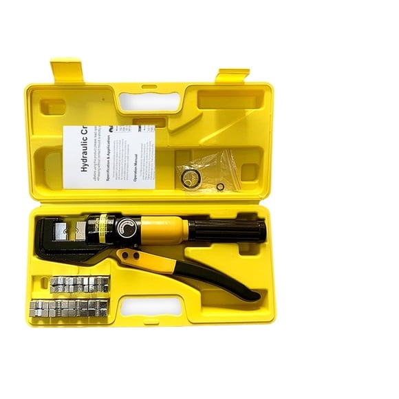 4-70mm² Hydraulic Crimping Pliers Pressure 8T Home Hydraulic Tools Hydraulic Pliers DIY Cable Terminal Crimping Pliers ,Effortless Lifting