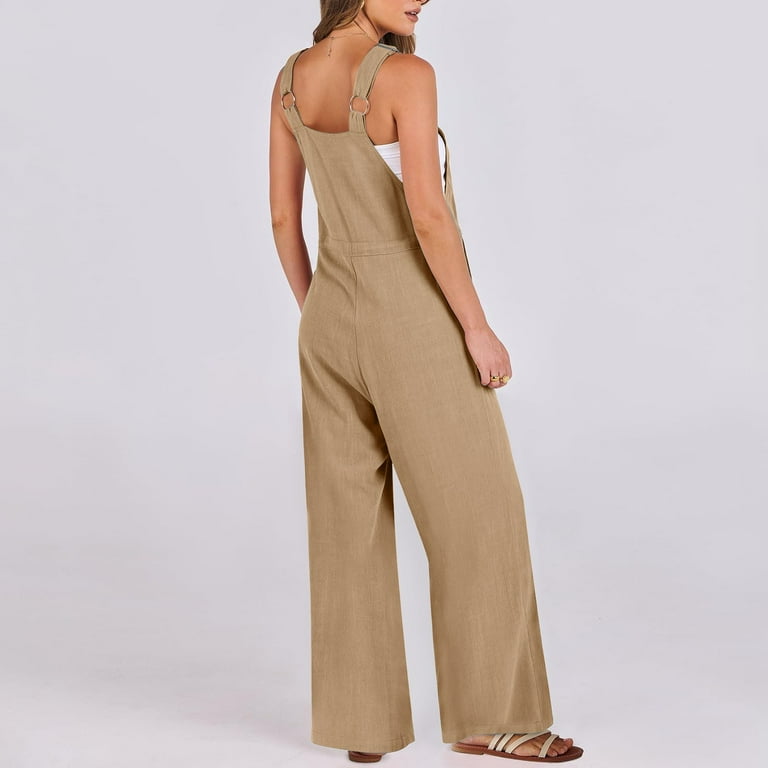 Graduation Dressy Rompers And Jumpsuits Women Casual Wide Leg