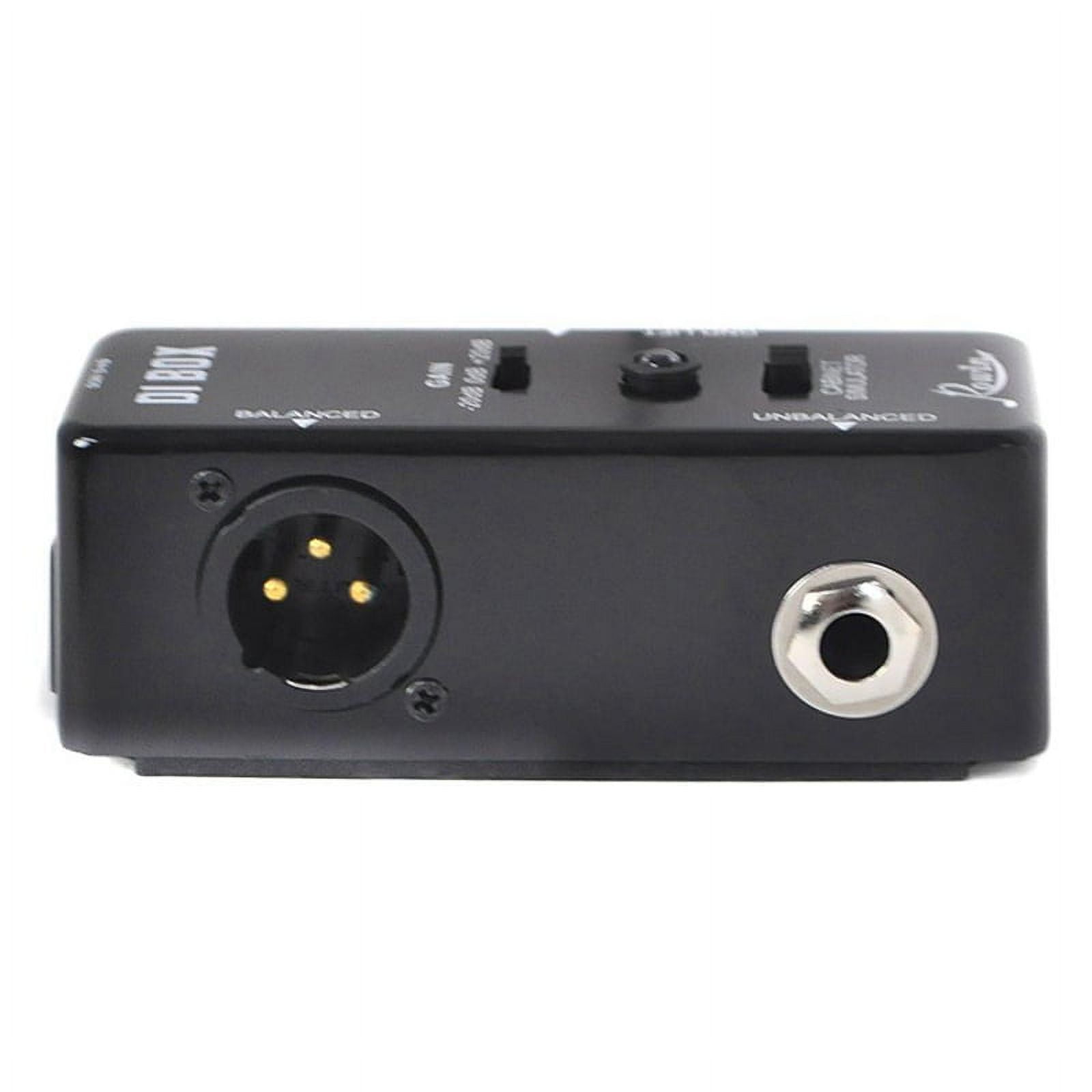 DI BOX LEF-331 Micro-DI with Cab Sim and Gain Guitar Effect Pedal True Bypass