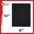 thumbnail image 3 of U.S. Art Supply 8 X 10 inch Black Professional Artist Quality Acid Free Canvas Panels 6-Pack, 3 of 7