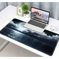 thumbnail image 6 of Full Moon on Sea Mouse Pad, Attractive Scenery Large Mouse Pads, Anti-Slip Rubber Base XXL Mouse Pad for Full Desk, 6 of 6