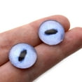 thumbnail image 2 of Pale Blue Realistic Cat Animal Glass Eyes, 2 of 11