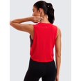 thumbnail image 3 of Musculosa Cropped Sin Mangas para Mujer CRZ YOGA Roja Talle M, 3 of 6