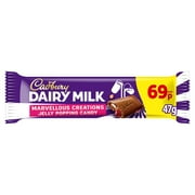 Cadbury Dairy Milk Marvellous Creations Jelly Popping Chocolate Bar  47g (pack of 24)
