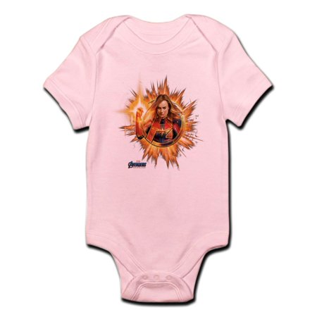 

CafePress - Captain Marvel - Baby Light Bodysuit