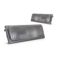thumbnail image 4 of For GMC C1500/C2500 Suburban 1992 1993 Turn Signal/Parking Light Driver and Passenger Side | Pair | Lens And Housing | Clear Lens | Chrome Housing | GM2520108, GM2521108, 4 of 8