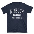 thumbnail image 1 of Winslow Nebraska Classic Established Men's Cotton T-Shirt, 1 of 1