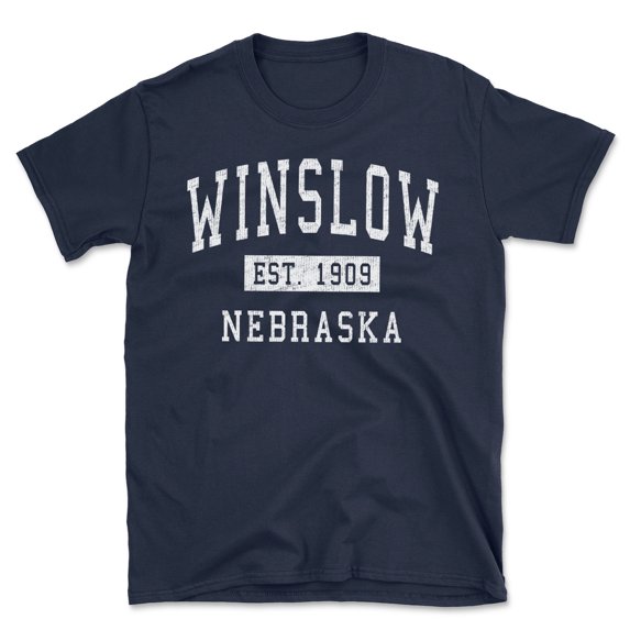 Winslow Nebraska Classic Established Men's Cotton T-Shirt