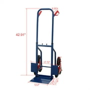 EastVita Portable Stair Climbing Cart 440 Lbs Capacity Heavy Duty Stainless Steel Hand Cart Warehouse Appliance