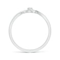 thumbnail image 2 of Solitaire Round Diamond Infinity Promise Ring in 14K White Gold (Weight: 0.04ctwt), 2 of 4