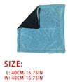 thumbnail image 3 of Kugisaki Microfiber Cleaning Cloths Double-sided Two-tone 15.8" x 15.8" Water Absorption Thickened Cleaning RagsCleaning Cloth for House, Kitchen, Window, 3 of 6