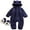 Navy, variant on Fozruso Boys Outerwear Jackets 0-3 Months,Baby Boys Snowsuit Winter Warm Outfit With Double Zipper Hooded Romper For Infants 0 24 Months Outdoor Play And Daily Wear Blue