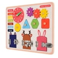 thumbnail image 3 of Jouet de Conseil Occupé, Jouets de Fabrication Exquis Multifonctionnels Conseil Occupé pour les Enfants JQN- Smart Fun Conseil Occupé, 3 of 8