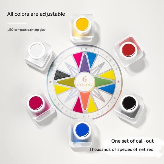 UV Polish Three Primary Colors Painted