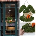 thumbnail image 4 of 1 Pcs Artificial Hanging Bunny Wreath, Artificial Hanging Wreath, Decorated with Carrots Flower Blooms Bunny Easter Bunny Decorations Spring Indoor Home Decor Bunny Figurines, 4 of 7