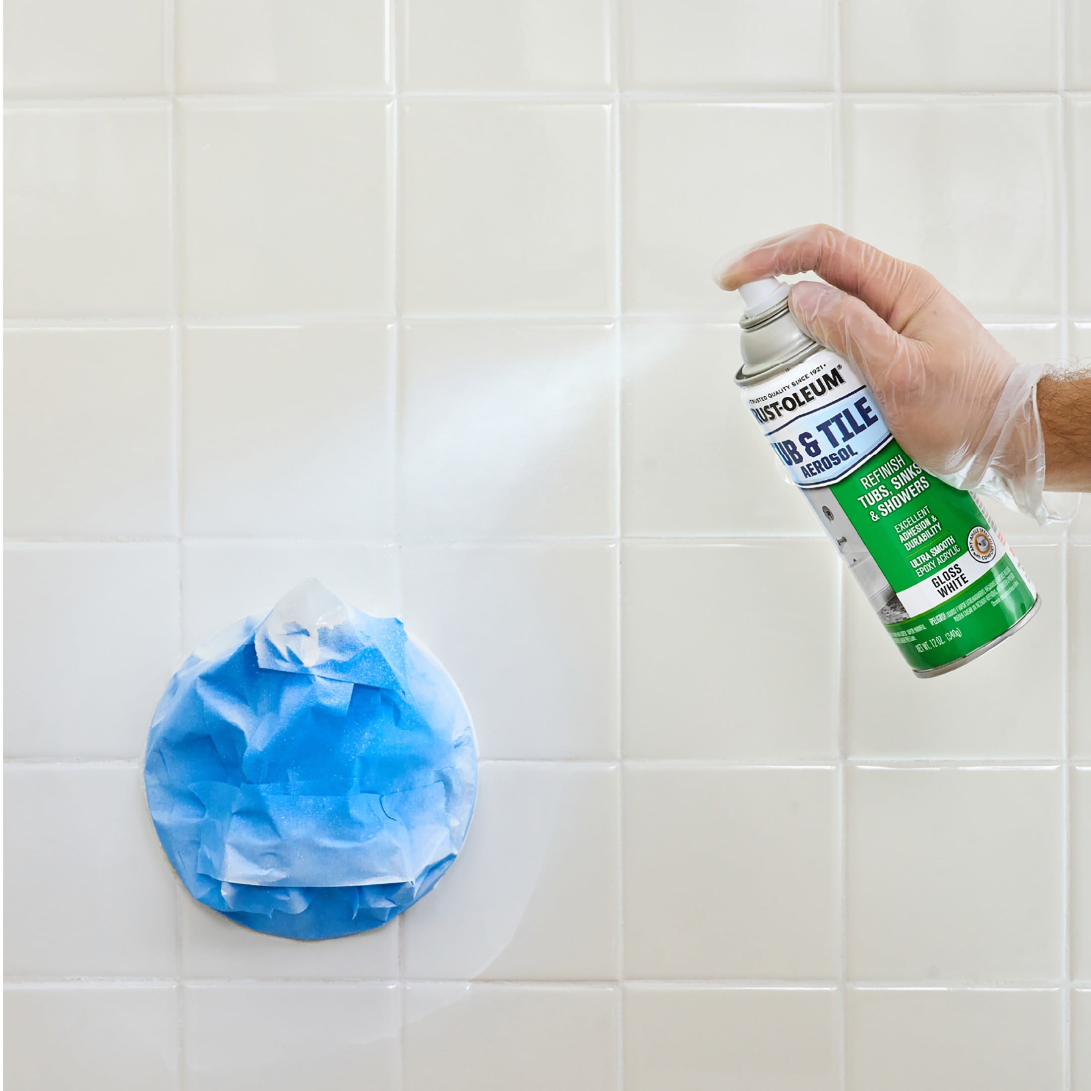 うぱ Rust-Oleum 280882 Tub & Tile Aerosol 12oz WHITE-RUS 280882