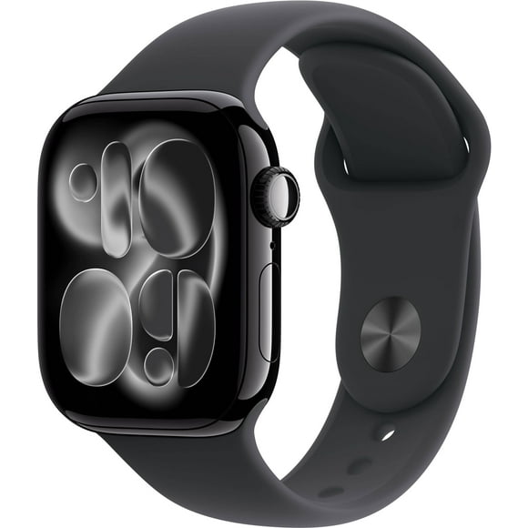 Refurbished Apple Watch Gen 11 Series 11 46mm Jet Black Aluminum - Black Sport Band MEUW4AM/A