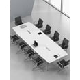 thumbnail image 2 of Conference table long table and chair combined conference room simple and modern negotiation table large and small rectangular d My Lux Decor Round, 2 of 24
